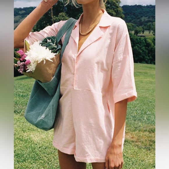 SINCLAIR ROMPER PINK - Picture 2 of 8